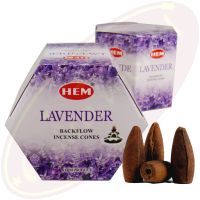 HEM Lavender Backflow Cones Rückflussräucherkegel