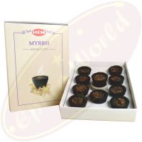 HEM Resin Cups Myrrh Räucherkohletöpfchen