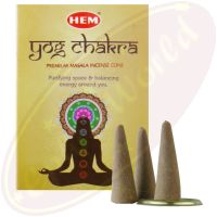 HEM Yog Chakra Incense Räucherkegel
