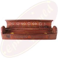 Komfort Räucherstäbchenhalter Box Ganesha geschnitzt