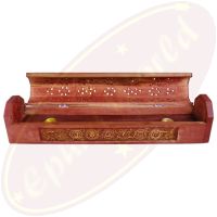 Komfort Räucherstäbchenhalterbox 7 Chakras geschnitzt