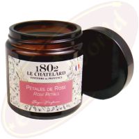 Le Chatelard 1802 vegane Duftkerze Rosenblüten 80g