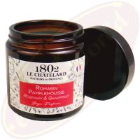 Le Chatelard 1802 vegane Duftkerze Rosmarin & Grapefruit 80g