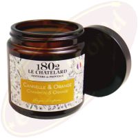 Le Chatelard 1802 vegane Duftkerze Zimt & Orange 80g