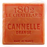 Le Chatelard 1802 palmölfreie vegane Seife 100g Zimt & Orange