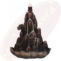 Bronzefarbene Bergspitze Rückfluss-Räucherkegel Brenner