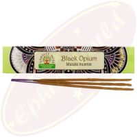 Namaste India Natural Masala Räucherstäbchen Black Opium