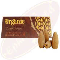 Song Of India Organic Goodness Rückflussräucherkegel Sandalwood