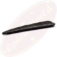 Räucherstäbchenhalter Blatt Speckstein schwarz