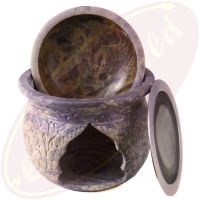 Räuchergefäß & Duftlampe Speckstein 1,5kg 14cm