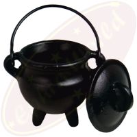 Räuchergefäß Hexen-Kessel Gußeisen 7x10cm