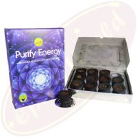 Sree Vani Räucherkohle-Töpfchen & Räucherharz Purify Energy