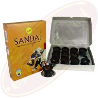 Sree Vani Räucherkohle-Töpfchen & Räucherharz Sandal