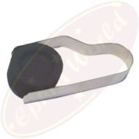 Räucherkohlenzange Edelstahl 9x4cm