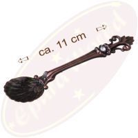 Räucherlöffel Metall kupferrot Lotus 11cm