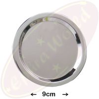 Räucherschale Edelstahl flach  9cm