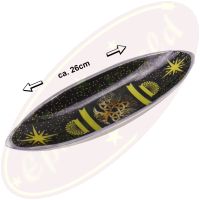 Räucherstäbchenhalter Boot Metall Baum des Lebens-Motiv bunt 26cm