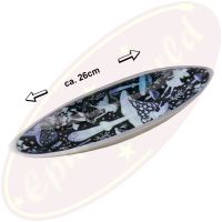 Räucherstäbchenhalter Boot Metall Fantasie-Motiv bunt 26cm