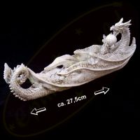 Räucherstäbchenhalter Drache weiß Nr.1