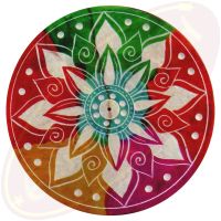 Räucherstäbchenhalterschale Agra Mandala bunt 13cm