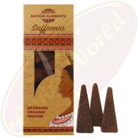 Sacred Elements Jumbo Organic Räucherkegel Saffronia