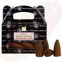 Satya Black Champa Backflow Cones/Rückflussräucherkegel (BNG) LLP