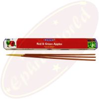 Satya (MUM) LLP Dry Masala Räucherstäbchen Red & Green Apple