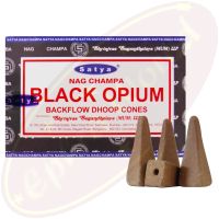 Satya Nag Champa Black Opium Rückflussräucherkegel (MUM) LLP