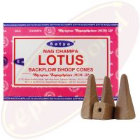 Satya Nag Champa Lotus Rückflussräucherkegel (MUM) LLP