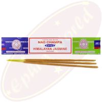 Satya Sai Baba Nag Champa & Himalayan Jasmine Combo Masala Räucherstäbchen (MUM) LLP