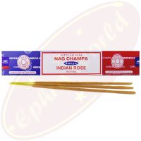 Satya Sai Baba Nag Champa & Indian Rose Combo Masala Räucherstäbchen (MUM) LLP