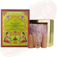 Sree Vani Golden India Backflow Cones/Rückflussräucherkegel Amber