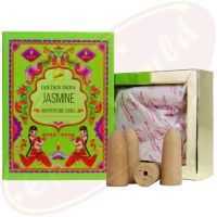 Sree Vani Golden India Backflow Cones/Rückflussräucherkegel Jasmine