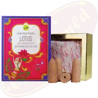 Sree Vani Golden India Backflow Cones/Rückflussräucherkegel Lotus