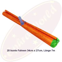 Tibetische Gebetsfahnen 20er groß 34x27cm