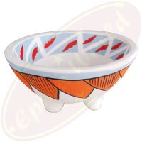 Native Soul Tribal Smudge Bowl aus Keramik weiß