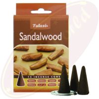 Tulasi Sandalwood Räucherkegel Klassik