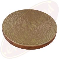 Untersetzer für Räuchergefäße rund Gold 12,5cm