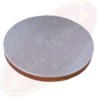 Untersetzer für Räuchergefäße rund Silber 12,5cm