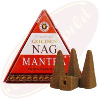 Vijayshree Golden Nag Mantra Rückflussräucherkegel