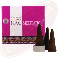 Vijayshree Golden Nag Meditation Räucherkegel