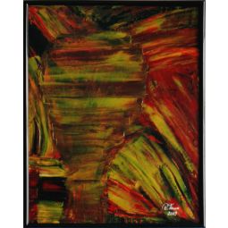 Acrylgemälde Die Mumie von Wanda Tauer Acrylgemälde Die Mumie von Wanda Tauer