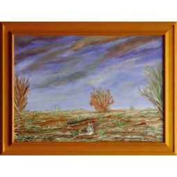 Acrylgemälde Die Steppe von Wanda Tauer Acrylgemälde Die Steppe von Wanda Tauer