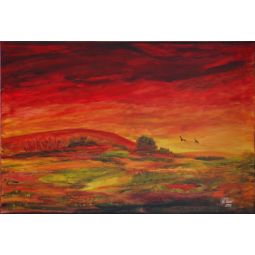 Acrylgemälde Entfliehen von Wanda Tauer