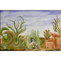 Acrylgemälde Hempi von Wanda Tauer