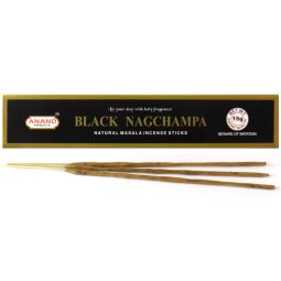 Anand Black Nagchampa Masala Räucherstäbchen