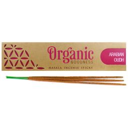 Song Of India Organic Masala Räucherstäbchen Arabian Oudh/Oodh
