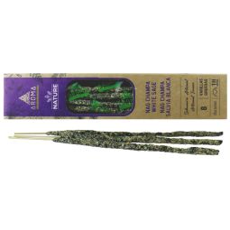 Aroma Nature Nag Champa White Sage Smudge Räucherstäbchen