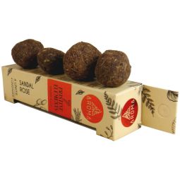 Aroma Smudge Balls 7 Pristine Elements Sandal Rose 4er