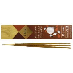 Aroma Trio Series Palo Santo-White Sage & Cinnamon Masala Räucherstäbchen